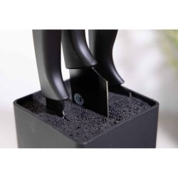 Grnsaksskalarkniv MasterChef Svart Silvrig 11,5 cm (24 antal)