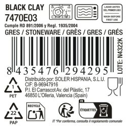 Platt skl La Mediterrnea Black clay