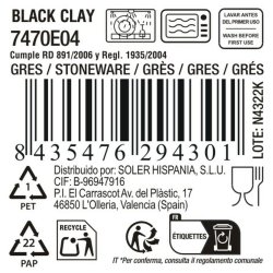 Platt skl La Mediterrnea Black clay