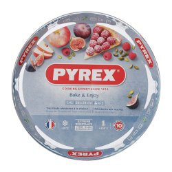 Kakform Pyrex Classic Vidrio Transparent Glas Platt Rund 27,7 x