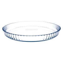 Kakform Pyrex Classic Vidrio Transparent Glas Platt Rund 31 x 31