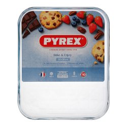 Rektangulr bakform Pyrex Classic Vidrio Transparent Glas 33 x 2