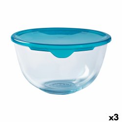 Rund matlda med lock Pyrex Cook & Store Bl 2 L 22 x 22 x 11 cm