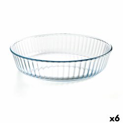 Ugnsform  Cuisine Rund 26 x 26 x 5,9 cm Transparent (6 antal)
