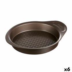 Kakform Pyrex Asimetria Svart Metall Rund  26 cm 6 antal