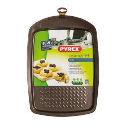 Ugnsform Pyrex Asimetria Rektangulr Svart Metall 33 x 25 cm (6