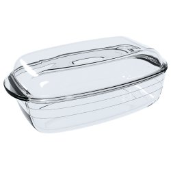 Ugnsform  Cuisine Rektangulr Med lock 37,5 x 22,5 x 10,6 cm Tr