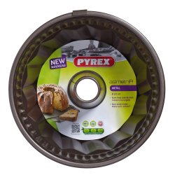 Ugnsform Pyrex Asimetria Svart Metall Ring