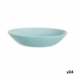 Djup tallrik Luminarc Pampille Turkos Glas (20 cm) (24 antal)