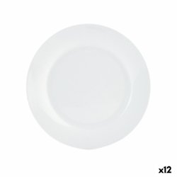 Platt skl Quid Basic Vit Keramik  27 cm (12 antal)