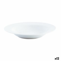 Djup tallrik Quid Basic Vit Keramik  21,5 cm (12 antal)