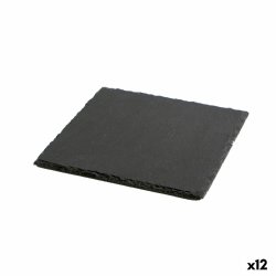 Keramikbricka med rittavla-effekt Quid Gastro Fresh Svart (20 x
