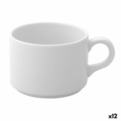 Te- och kaffekopp Ariane Prime Vit 230 ml (12 antal)