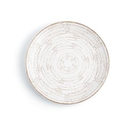 Platt skl Ariane Tornado White Dvobarvna Keramik  18 cm (12 an