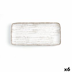 Servingsfat Ariane Tornado Keramik Dvobarvna (36 x 16,5 cm) (6 a