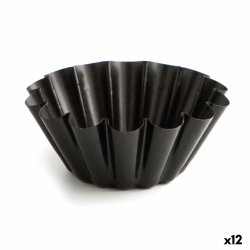 Bakform Quid Sweet Grey Svart Metall (12 antal)
