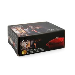 Kastrull med lock Bidasoa Fierro Rd 4,3 L 30 x 23 cm (2 antal)