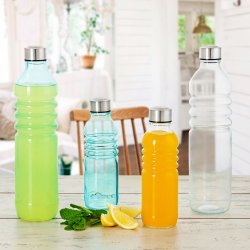 Flaska Quid Fresh Transparent Glas 1,25 L (6 antal)