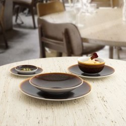 Snacksskl Ariane Decor Brun Keramik 12 cm (12 antal)