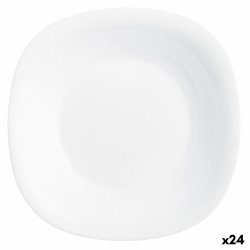 Djup tallrik Luminarc Carine Vit Glas ( 23,5 cm) (24 antal)