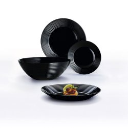 Djup tallrik Luminarc Harena Svart Glas ( 23,5 cm) (24 antal)