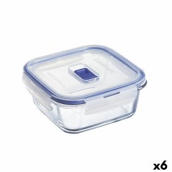 Hermetisk matlda Luminarc Pure Box Active 760 ml Dvobarvna Glas