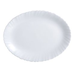 Servingsfat Luminarc Feston Avlng Vit Glas ( 33 cm) (6 antal)