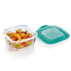 Fyrkantig matlda med lock Luminarc Keep'n Lagon 15,6 x 6,6 cm T