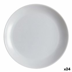 Platt skl Luminarc Diwali Granit Gr Glas 25 cm (24 antal)