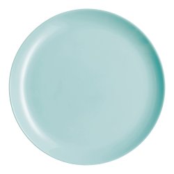 Platt skl Luminarc Diwali Turquesa Turkos Glas 25 cm (24 antal)