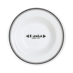 Pastatallrik Luminarc Friends Time Bistro Vit/Svart Glas 28,5 cm