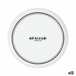 Pizzatallrik Luminarc Firend's Time Bistro Vit Svart Glas  32 c