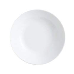 Djup tallrik Luminarc Zelie Vit Glas  20 cm (12 antal)