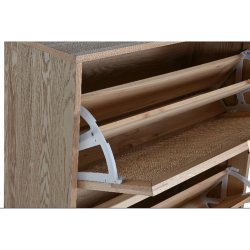 Skostll Home ESPRIT Naturell Tropiskt 76 x 29 x 100 cm