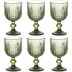 Glasset Home ESPRIT Grn Glas 8 x 8 x 14,5 cm (6 antal)