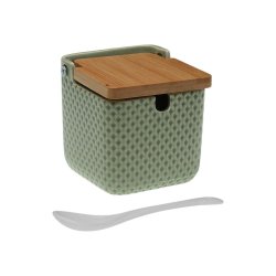 Sockerstrare Versa Grn Keramik Bambu Dolomite 8,3 x 8,3 x 8,3