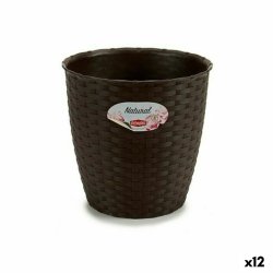 Kruka Stefanplast Choklad Plast 19 x 17,5 x 19 cm (12 antal)