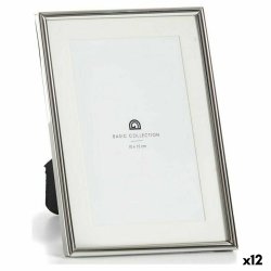 Fotoram Gift Decor Silvrig Glas Stl (12 antal)