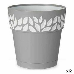 Sjlvvattnande blomkruka Stefanplast Gr 15 x 15 x 15 cm Vit Pla