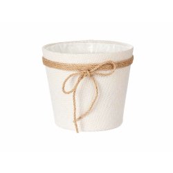 Kruka 18 x 16 cm Vit Snre Plast (24 antal)