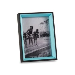 Fotoram Glas Svart Bl Tr MDF (6 antal) (3 x 20 x 15 cm)