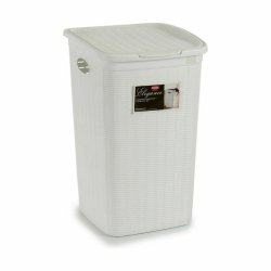 Tvttkorg Stefanplast Elegance Vit Plast 50 L 36,5 x 54,5 x 38 c