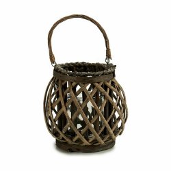 Ljusstakar Gr Brun vide Glas 29,5 x 24 x 22 cm (6 antal)