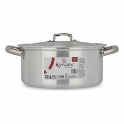 Kastrull med lock Kinvara 100005 Silvrig 3 L (10 antal)