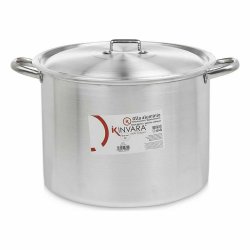 Gryta med lock Kinvara 100041 Silvrig Aluminium  36 cm (2 antal