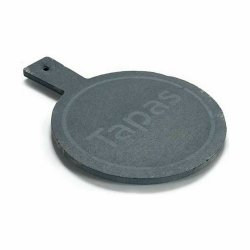 Snacksbricka Kinvara Svart Tr 14 x 1 x 19 cm Med handtag (48 an