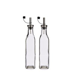 Set med olja och vinger Vivalto WJ7069-M Transparent Metall Gla