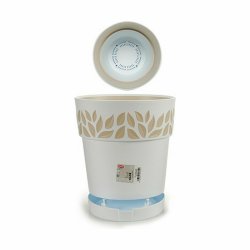 Sjlvvattnande blomkruka Stefanplast Cloe Vit Plast 29 x 29 x 29