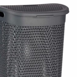 Tvttkorg Kipit 4790-2 Antracitgr Plast 60 L 43,5 x 57,5 x 34 c
