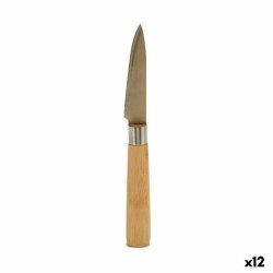 Skalkniv Kinvara KT116042E Brun Silvrig Bambu Rostfritt stl 22